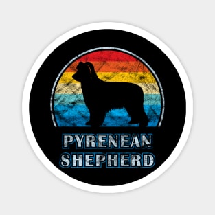 Pyrenean Shepherd Vintage Design Dog Magnet